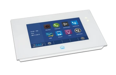 DT49 Einfamilien Video Türsprechanlage 7" Bildspeicher Touchscreen mit DT611/MK Außenstelle Aufputz 170° Fischaugenkamera Mechanisches Keypad
